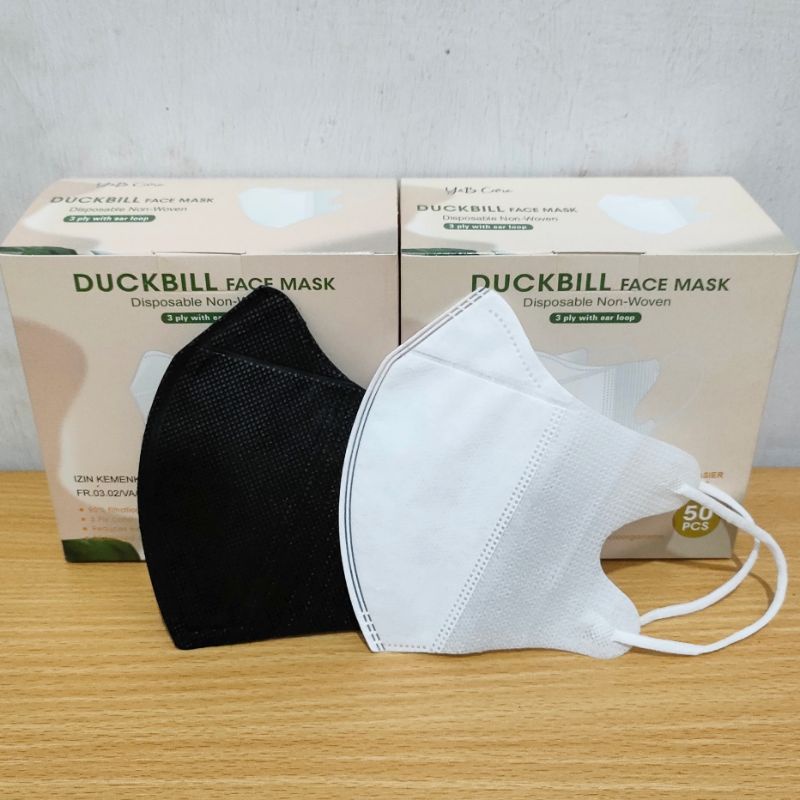 ISI 50] duckbill y&b care face mask duckbill ynb care Import No Line Contents 50pcs Good Quality sensi mask