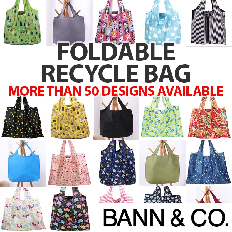 Foldable Shopping / Tote / Eco / Recycle Bag Reusable