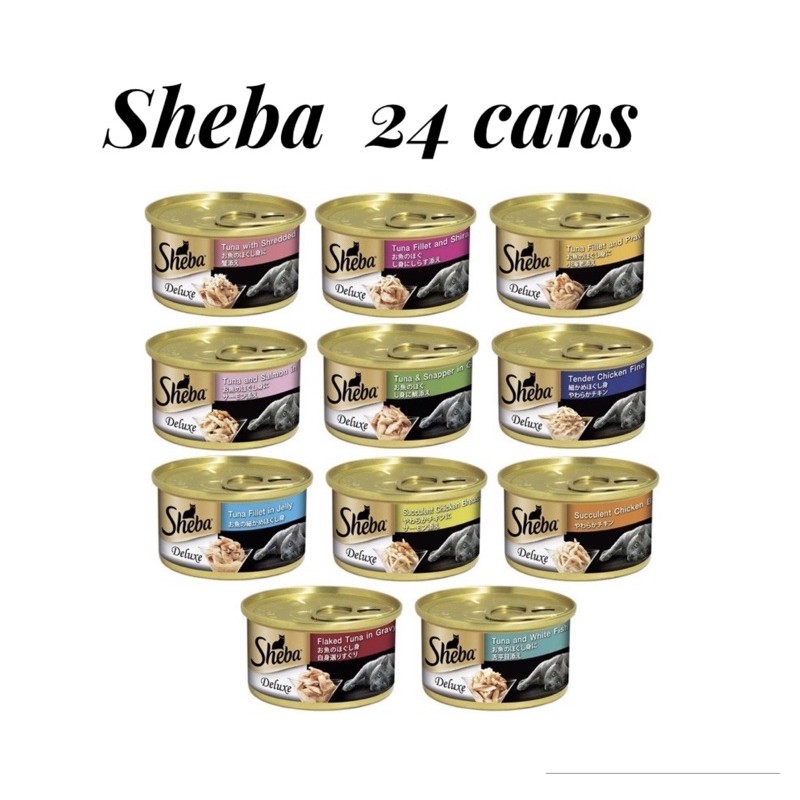 {?Bundle of 24} Ready Stocks? Sheba Cat Canned Food 85g 10 FlavorsMixable