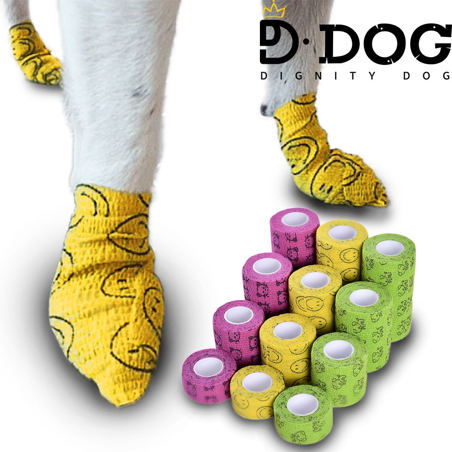 DIGNITY DOG  boots for pet  Dog & Cat  Protecting their foots or wounds 3 colors Small & Medium & Large
