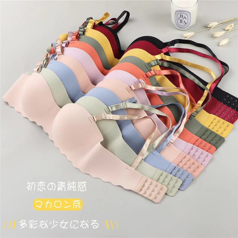 10 Color Sexy Girl Bra Ventilation Hole Womens Push Up Lingerie Ladies Wireless Brassiere Female Bralette Comfort
