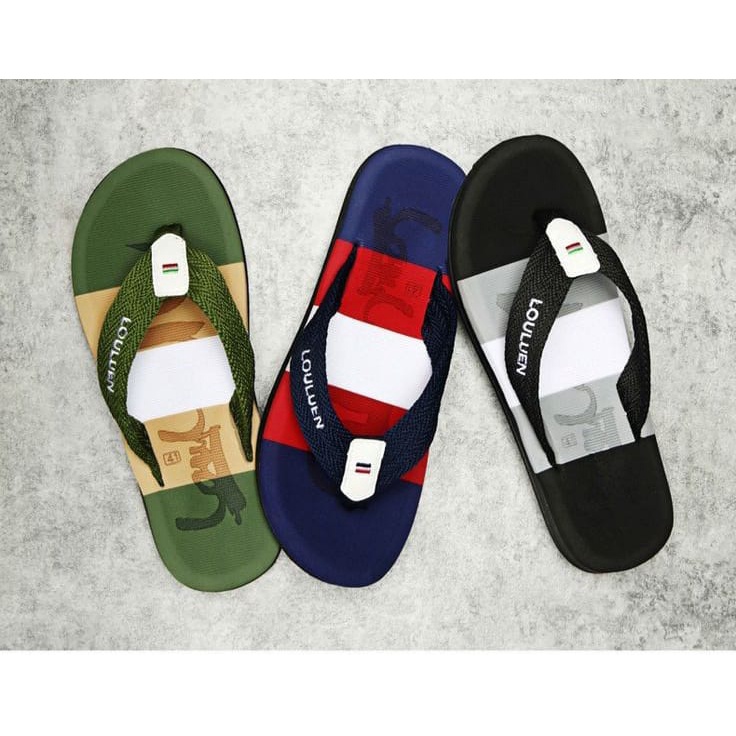 New motif Mens distro Flip Flops