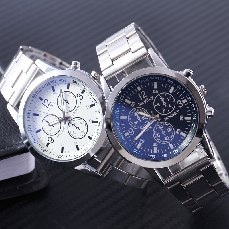 [Ready Stock] Mens Watch New Style Fashion Mens Business Casual