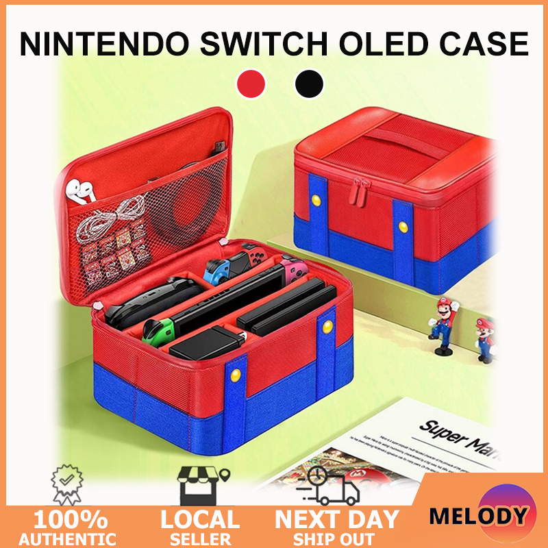 SG StockNintendo Switch Case-Large Carrying Protective Case For Nintendo Switch & Switch Oled Console Pro Controller Travel Storage Bag Case For Ns Game Accessories