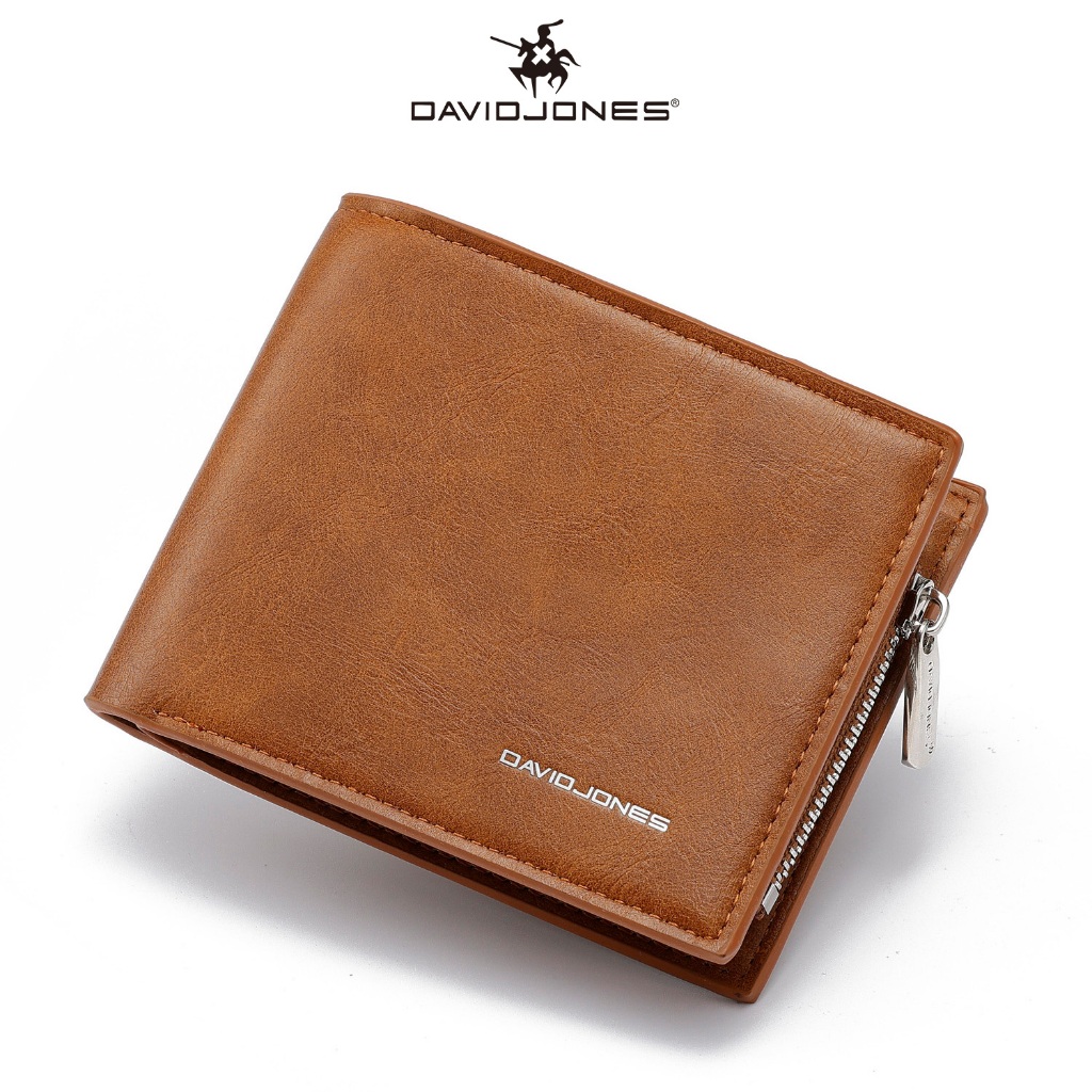 David Jones Paris Mens wallet PU leather small Coin purse
