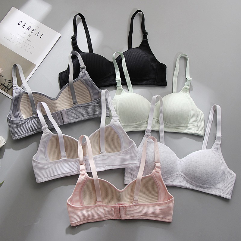 Comfortable seamless breathable bra for womens underwear without steel rings