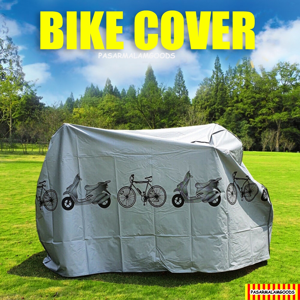 Bike Cover THICK TYPE Avail! Weight 360Grams Outdoor Waterproof Bicycle Cover Rain Sun UV Dust Wind Proof Motorcycle