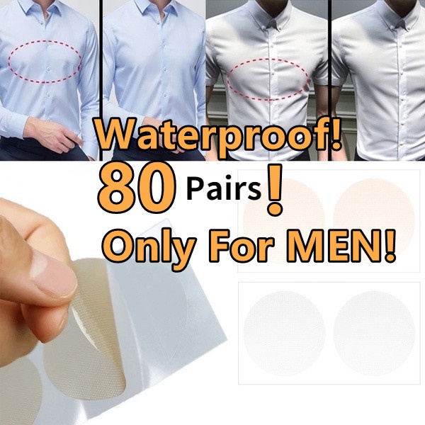 80 Pairs Nipple Tape For Men Waterproof Nipple Cover Disposable Mens Nipple Tape Transparent Waterproof Nipple Tape Set For Men