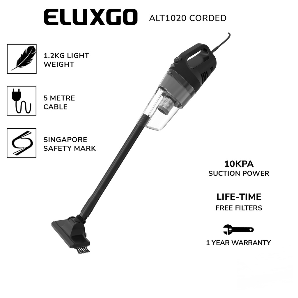 ELUXGO ALT1020 Corded Vacuum Cleaner 5m Cable