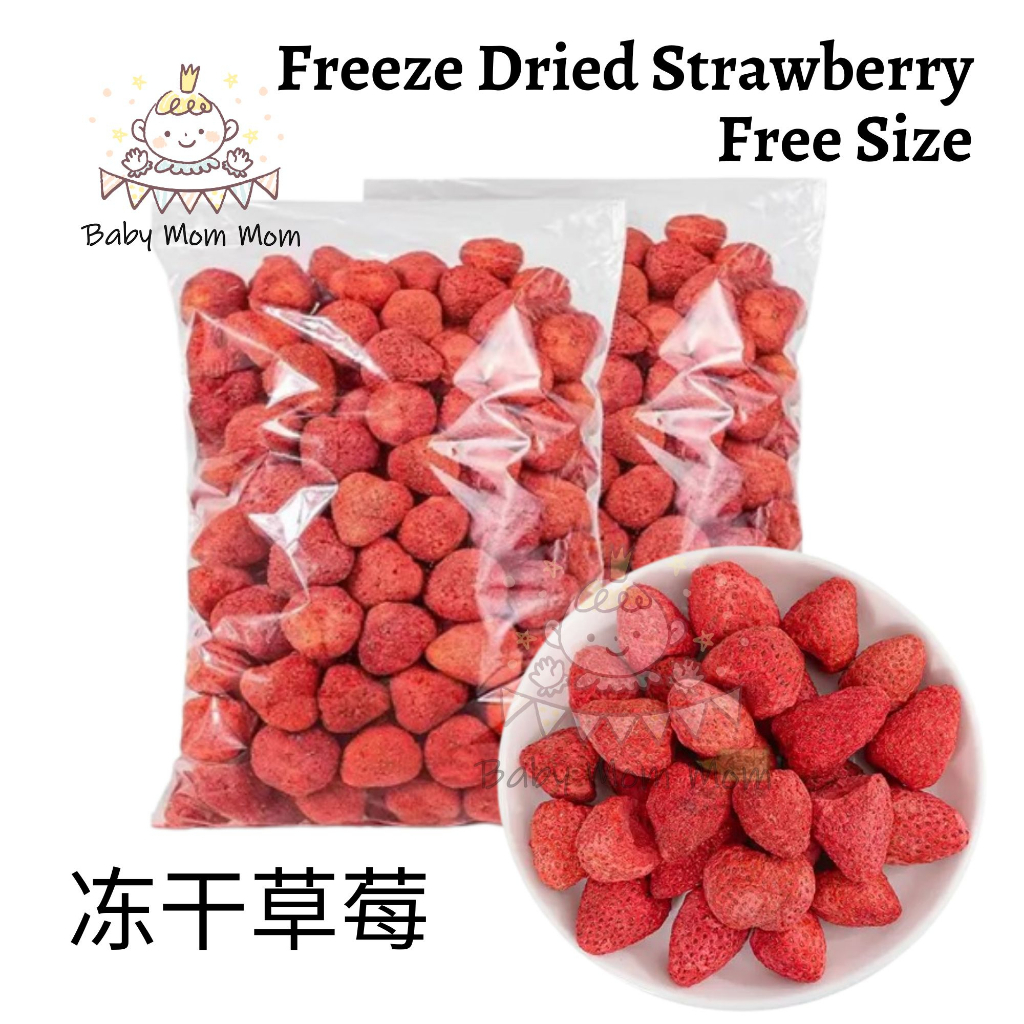 Freeze dried Strawberry Free Size | healthy snack Free Size crunchy 脆脆 冻干草莓 草莓干 水果干 健康零食