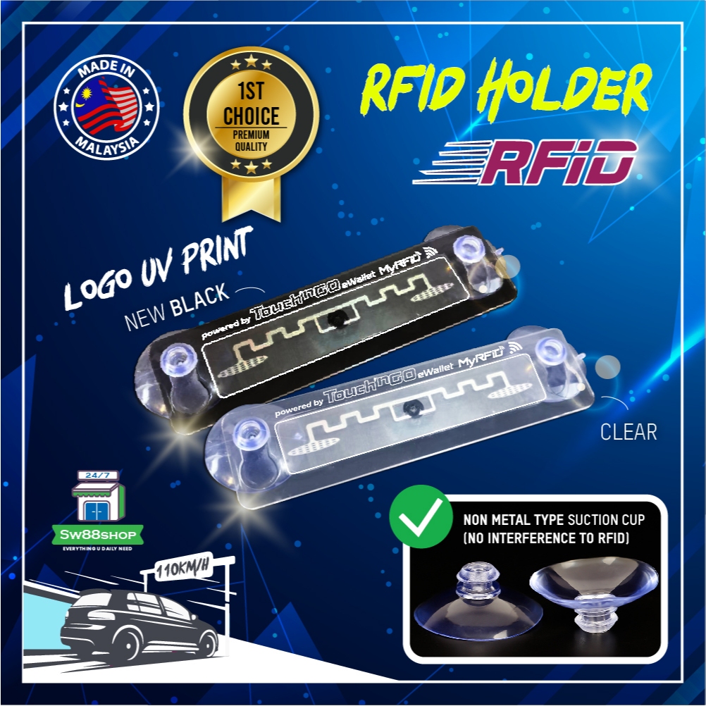 RFID Holder TNGo Car Windscreen Touch N GO RFID Condo VEP RFID Suitable for Tinted WindscreenRoadTaxSticker