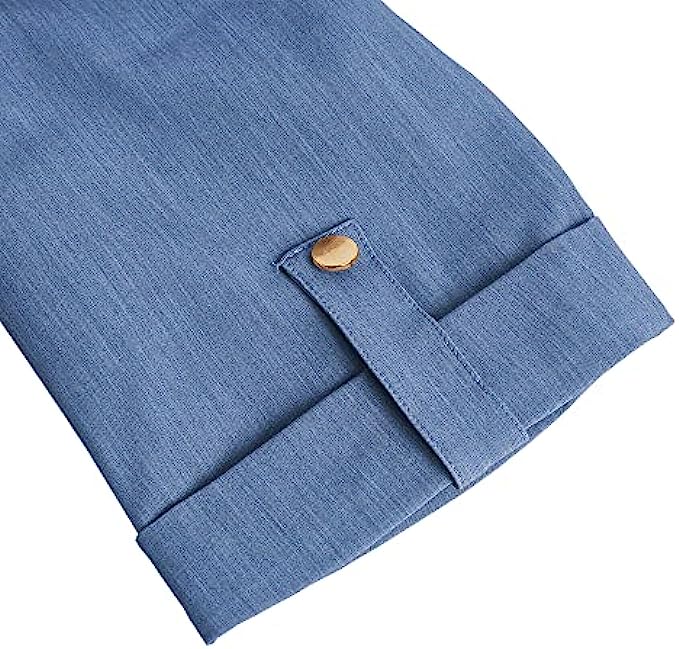 NIUBIA Womens Casual Blazers Work Office 3/4 Sleeve Open Front Blazer Jacket