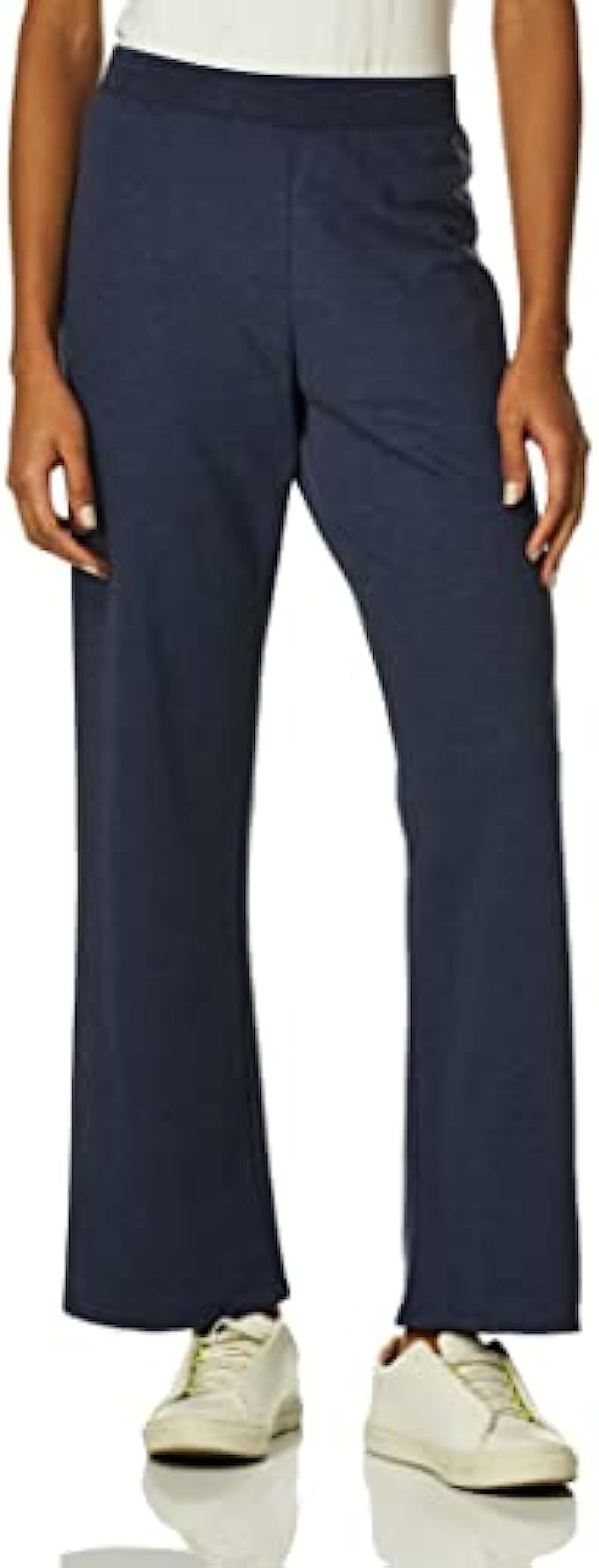 Hanes Womens EcoSmart Petite Open Bottom Leg Sweatpants