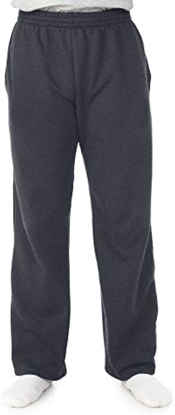 Fruit of the Loom Mens Sofspun Fleece Open Bottom Sweatpants