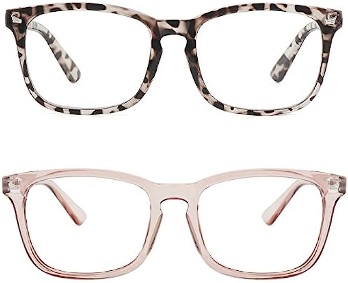MEETSUN Blue Light Blocking Glasses, Anti Eye Strain Headache Sleep Better,Computer Glasses UV400 Transparent Lens