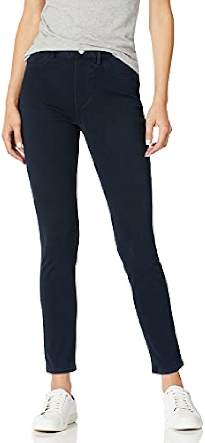 Bandolino Womens Bella All Day Comfort Pull on Knit Denim Legging