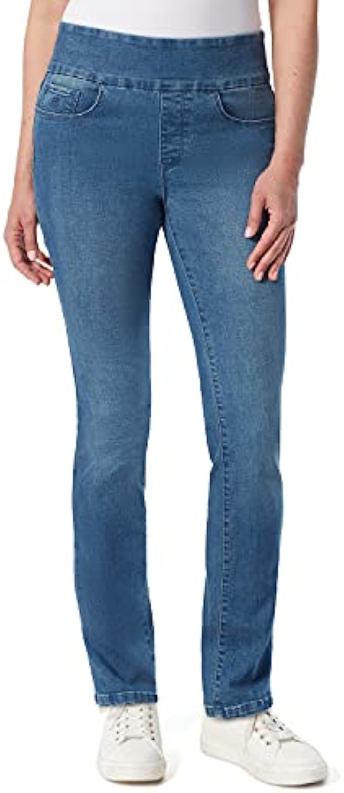 Gloria Vanderbilt Womens Amanda Pull on High Rise Jean