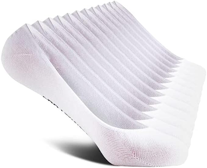 Womens No Show Liner Socks, 6 Pack Low Cut Non Slip Ankle Socks, Hidden Cushioned Invisible Socks for Flat Boat, Size 9-11