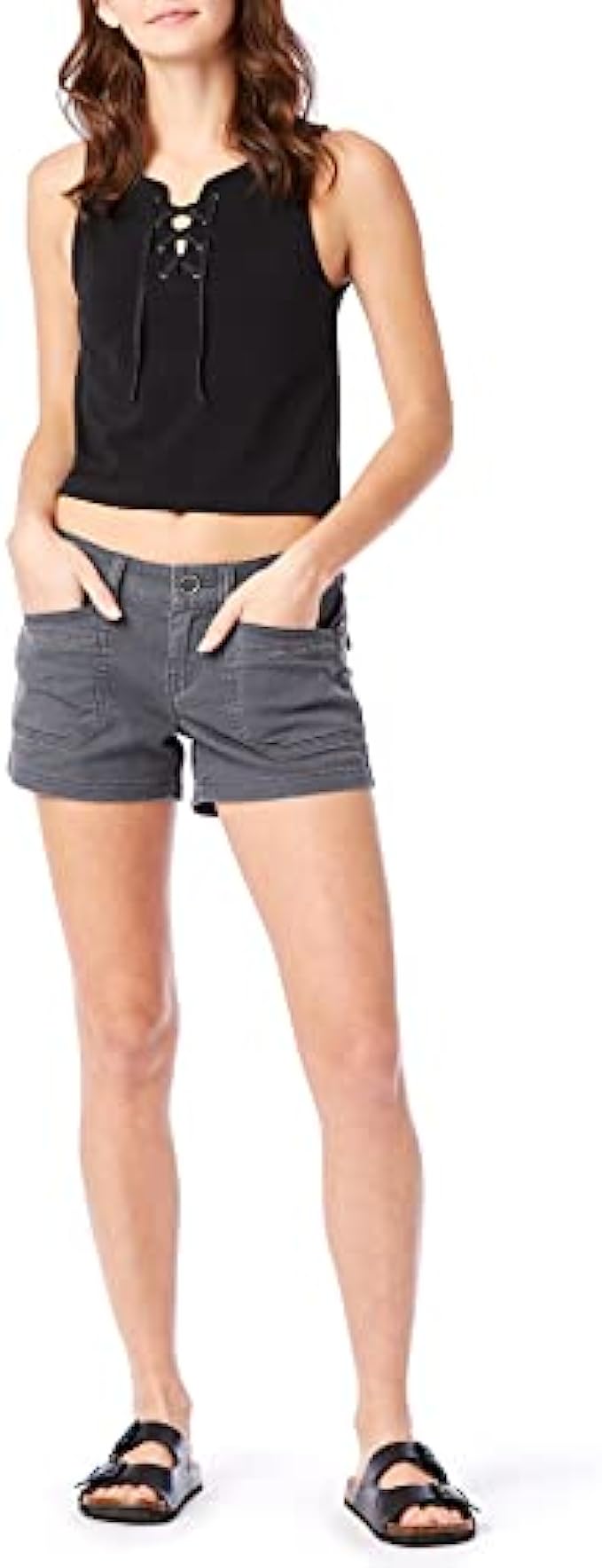 UNIONBAY Womens Delaney Stretch 3.5" Inseam Short