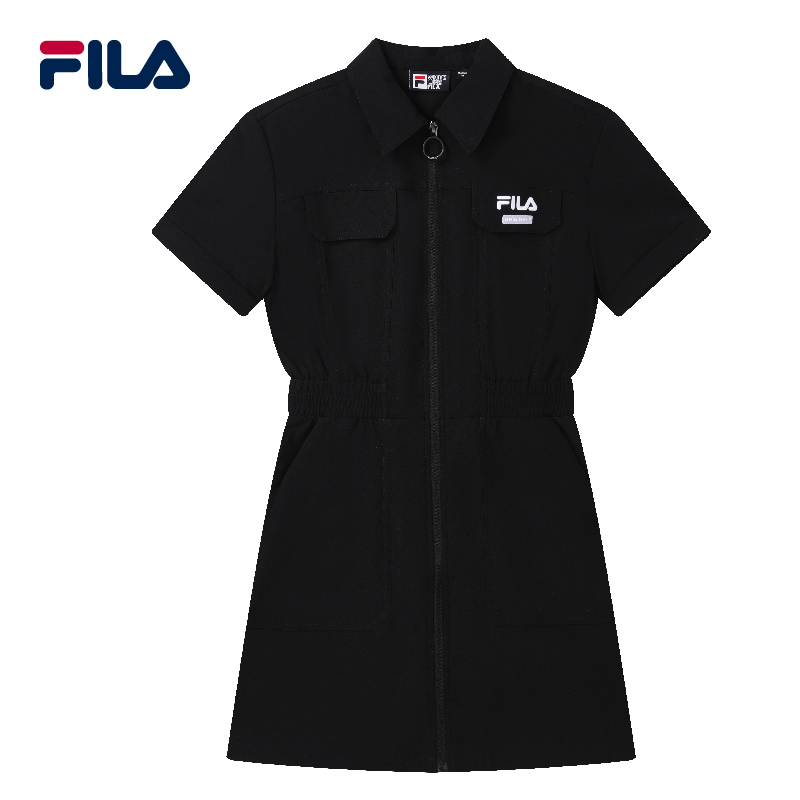 FILA CORE Womens WHITE LINE ORIGINALE Dress in Black