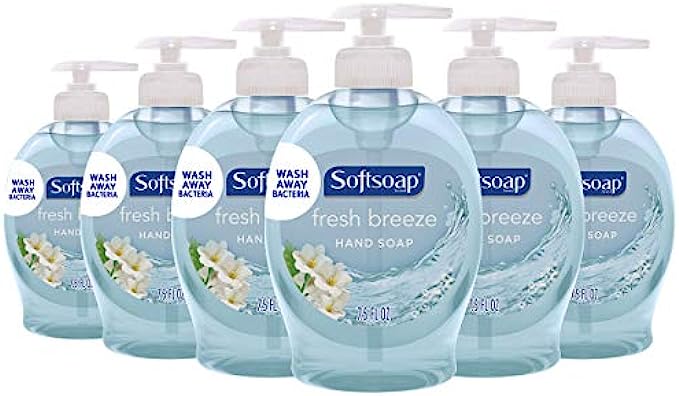 Softsoap Liquid Hand Soap, Fresh Breeze - 7.5 Fluid Ounce Pack of 6