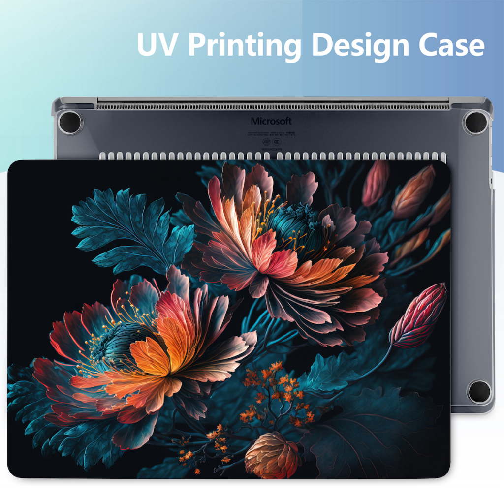 Case for 12.4/13.5/15" Microsoft Surface Laptop go/go2 with Alcantara/Metal Keyboard 2022 2021 2019 Hard Shell Case with Keyboard Cover