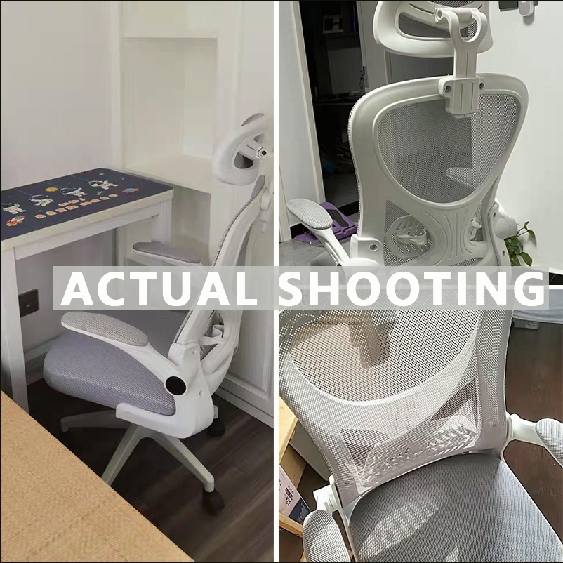 Artificial Engineering Computer Chair Office Chair Nylon Foot Chair Gaming Chair With Pulley Chair Latex Cushion Chair