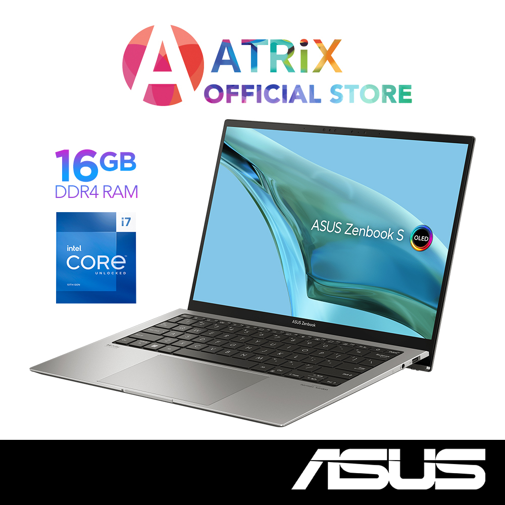 Same Day DeliveryASUS Zenbook S 13 | UX5304VA-NQ075W | 13.3" OLED 2.8K | i7-1355U | 16GB RAM | 1TB SSD | W