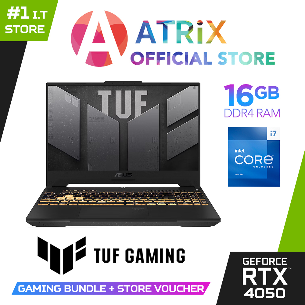 Same Day DeliveryASUS TUF F15 FX507VU4-LP034W | 15.6" FHD | i7-13700H | RTX4050 | 16GB RAM | 1TB SSD | Win