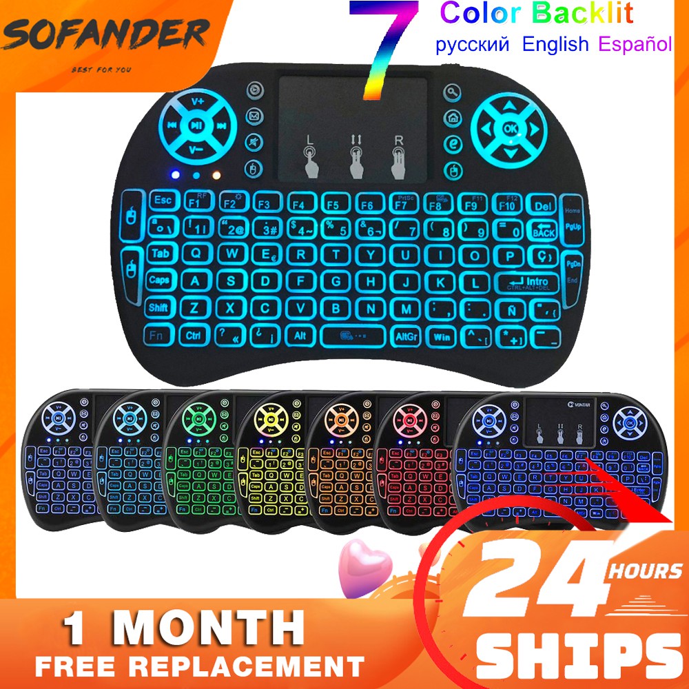 Ready Stocki8 Mini Keyboard Mouse 2.4Ghz Wireless Touchpad Keyboard And Mouse For Ps4 Google Android Tv Box Gaming