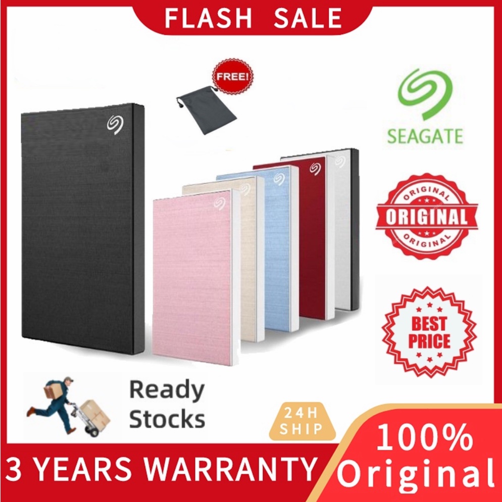 SGSeagate ONE TOUCH 5TB 4TB 2TB 1TB External 2.5" Portable HDD USB3 Hard Disk Drive+ 3 Years Warranty