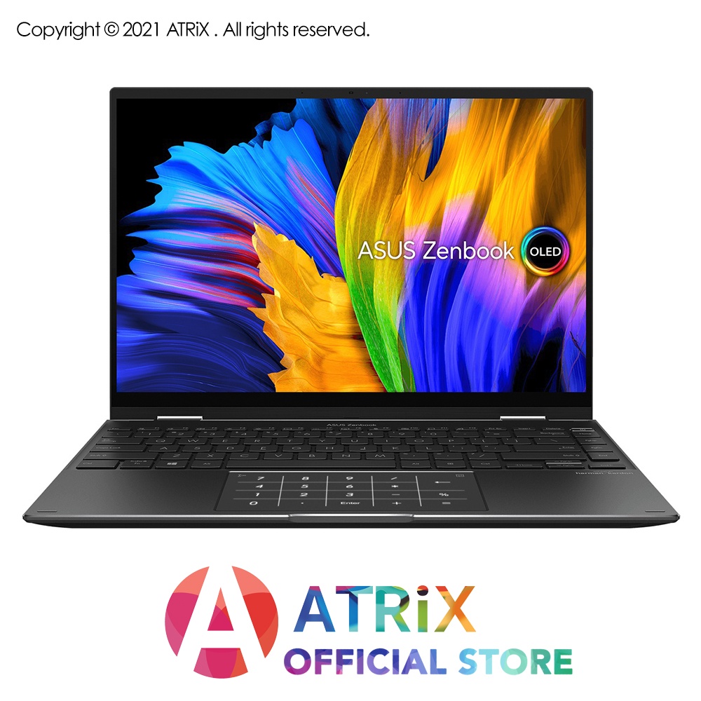 Express DeliveryAsus ZenBook 14 Flip UN5401RA-KN072W | 14 OLED WQHD | Ryzen 7 6800H | 16GB RAM | 1TB SSD | Win11 | 2Y