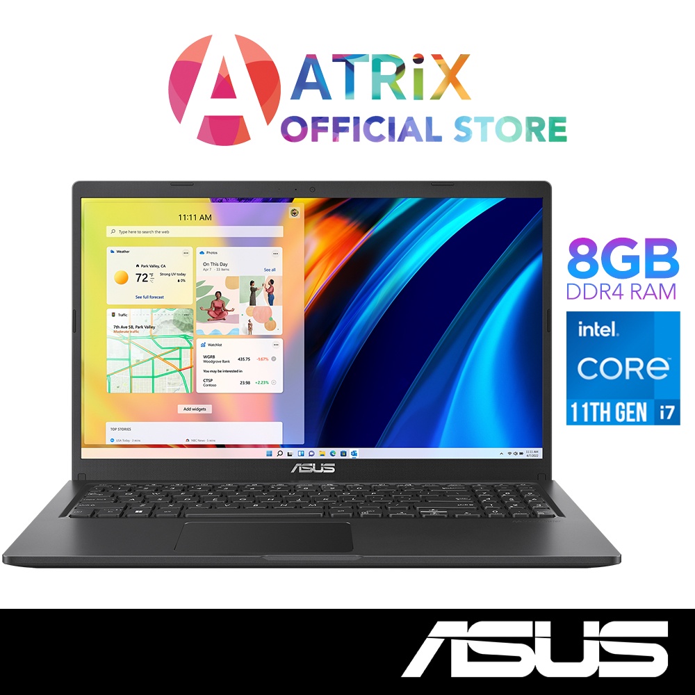 Express DeliveryASUS Vivobook X1500EA-BQ2676W | 15.6 FHD 1920x1080 | i7-1165G7 | 8GB DDR4 | 512GB SSD | 2Y Warranty