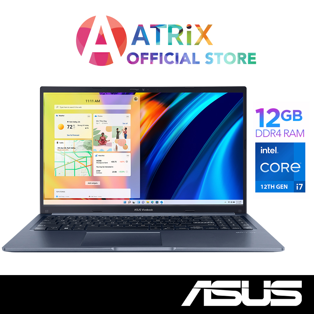 Express DeliveryASUS Vivobook 15 | X1502ZA-BQ274W | 15.6" FHD 1920x1080 | i7-1260P | 12GB RAM | 512GB SSD | 2Y