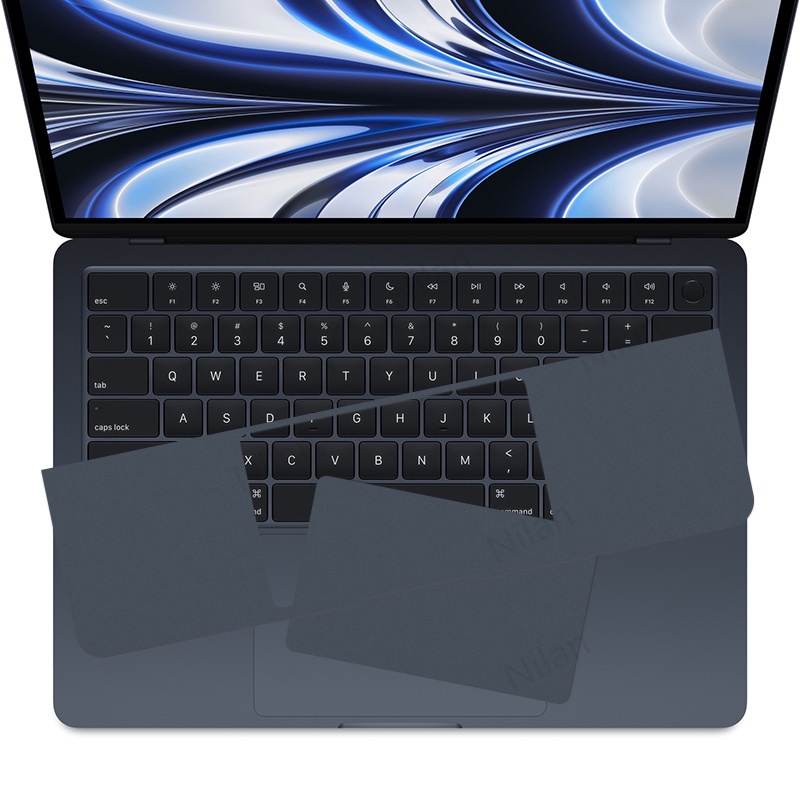 2023 sticker  for Macbook Air 15 A2941 Pro 13 14 16 Air 13.6 M2 A2681A2338 A2337 touch bar air 13 HD Screen Film Palms Guard Trackpad Protector Sticker Silver touchar bar film