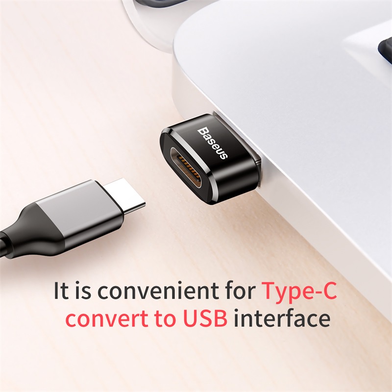Baseus Micro USB Type C Adapter OTG Converter Male to Female Charger Plug Adapter