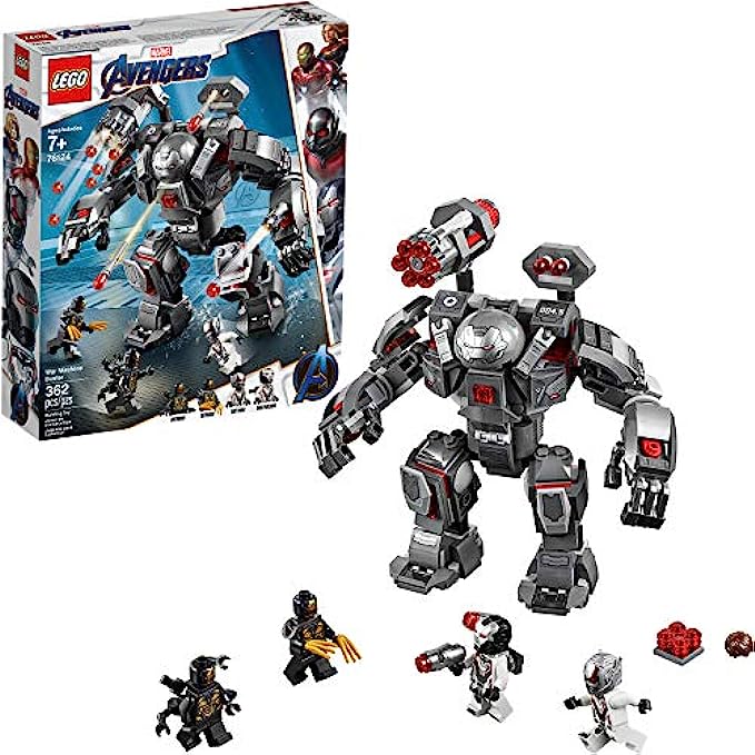 LEGO Marvel Avengers War Machine Buster 76124 Building Kit 362 Pieces