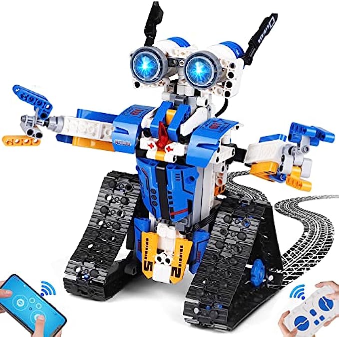 AOKESI Building Block Robot Kits, Robot Toys for 8-12 Year Old Boys Girls with APP or Remote Control, STEM Projects Educational Birthday Gifts for Kids Teens Age 8 9 10 11 12, 2022 New 507Pieces