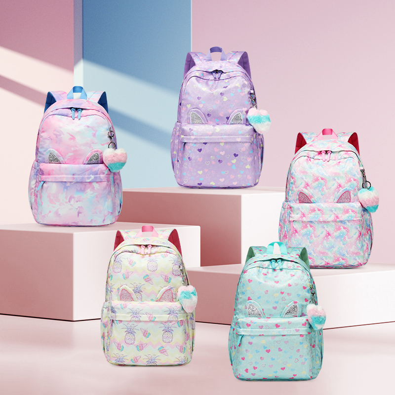 Sun Eight Girls Schoolbag Fashionable and Colorful