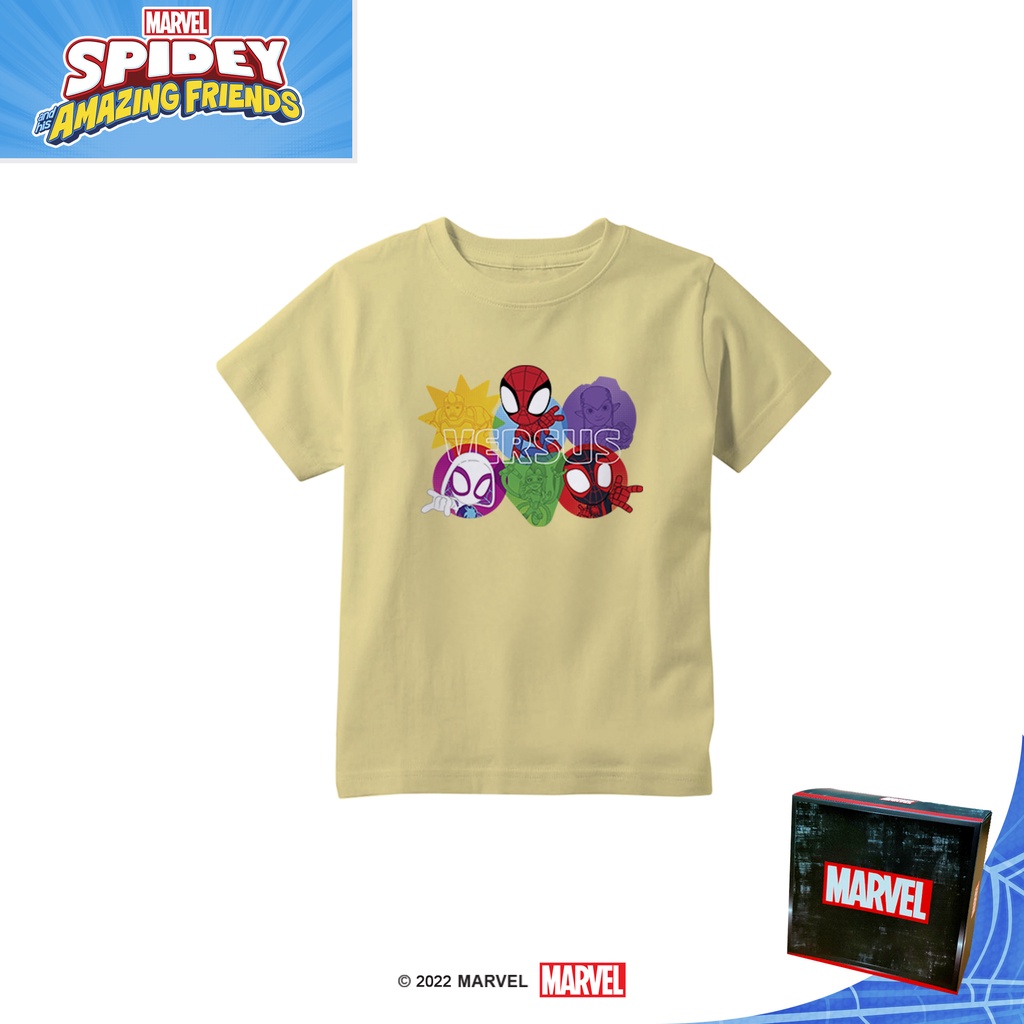 Superhero Spiderman Childrens T-Shirt Spidey &amp; His Amazing Friends MSP450