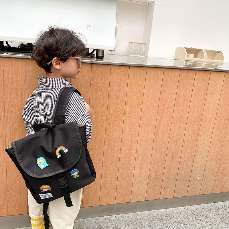[CFS] Kindergarten boys and girls schoolbag Childrens canvas Korean version versatile small schoolbag Summer new light travel backpack trend
