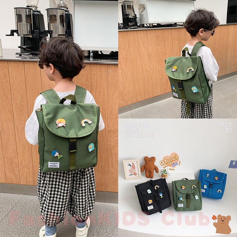 [CFS] Kindergarten boys and girls schoolbag Childrens canvas Korean version versatile small schoolbag Summer new light travel backpack trend