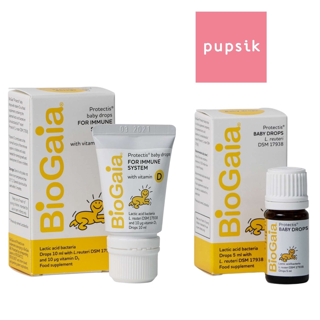BioGaia Protectis Baby Probiotics Drops, 5ml/10ml Vit D3 / Lactogg