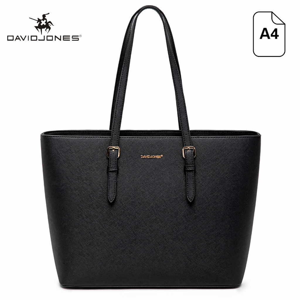 DavidJones Womens Medium PU Leather Tote  Bag