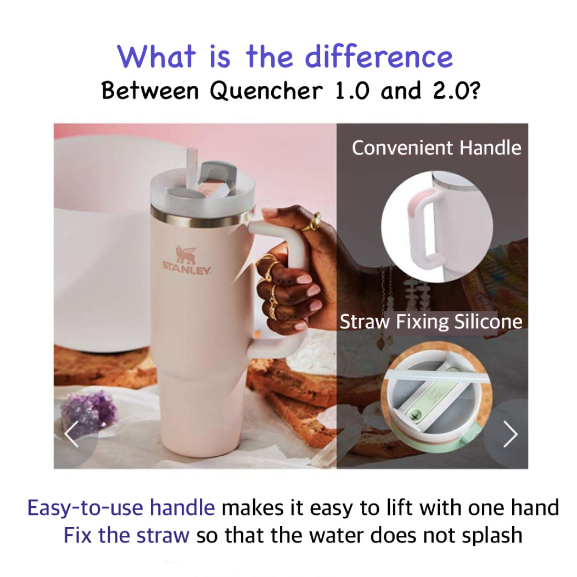 *Ready Stock*  [ Stanley ] ⭐️NEW ! THE QUENCHER H2.0 FLOWSTATE™ Tumbler 887ML30oz 5 Colors Straw Tumbler Stanley Cup From Korea