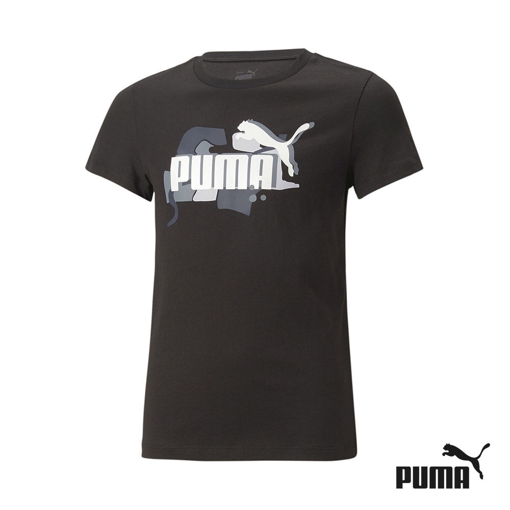 PUMA Essentials+ STREET ART Youth Girls Logo Tee
