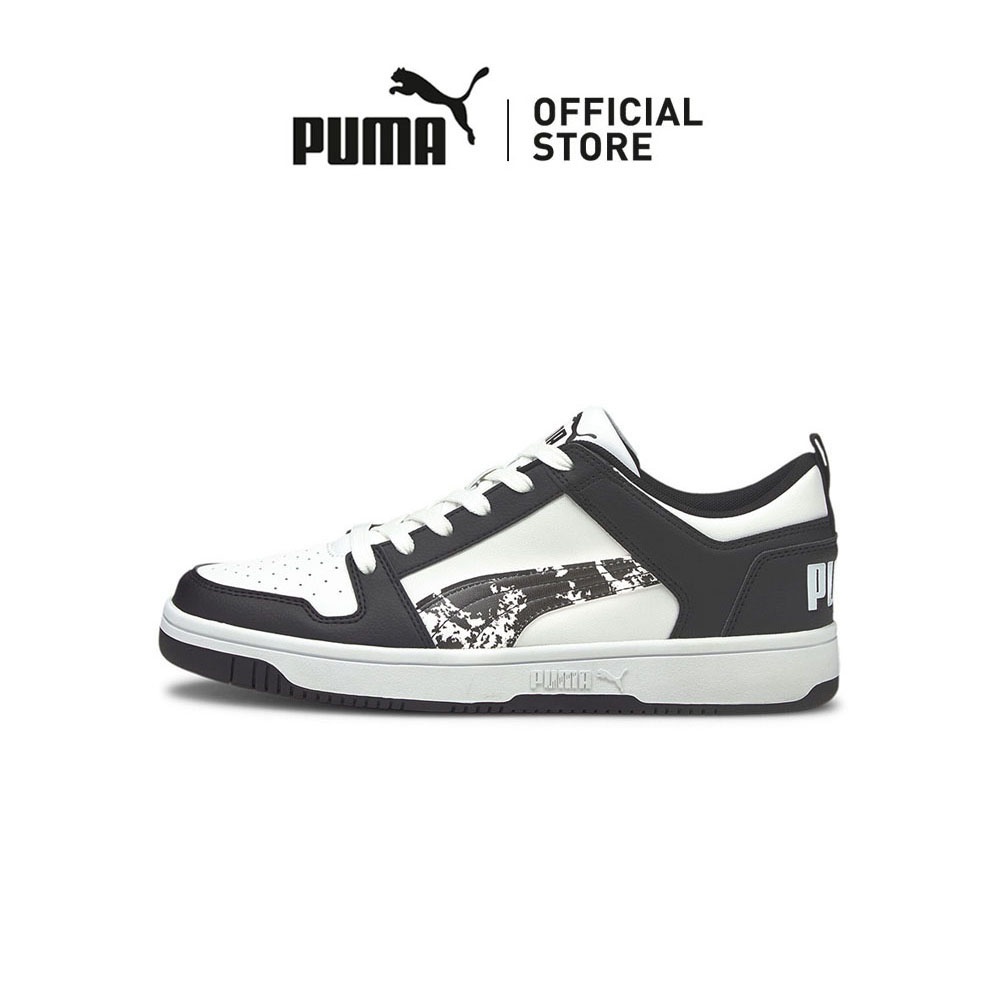 [NEW] PUMA Rebound Lay Up Lo Camo Mens Sneakers Black