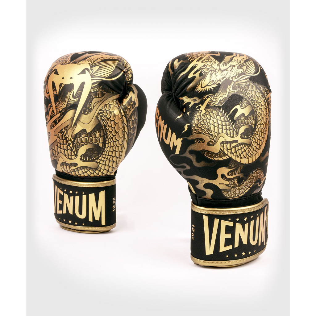 Venum Dragon Flight Muay Thai Boxing Gloves Black/Bronze