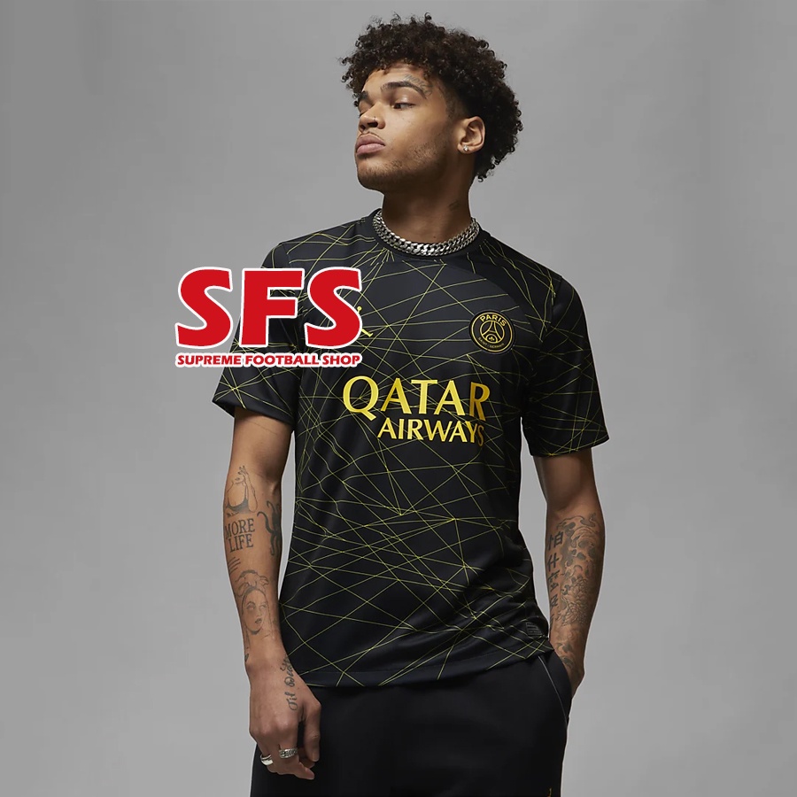 SFS Top Quilty 2022-23 PSG Jersey Paris Saint-Germain Fouth Stadium Shirt Soccer Football Jersey Jersi Fans Version S-4XL