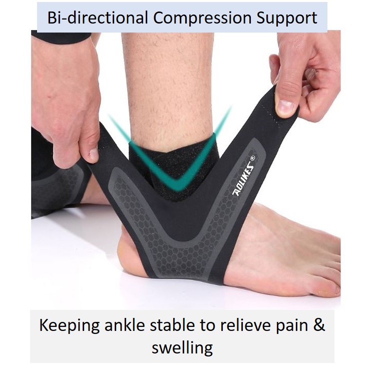 Ankle Support Wrap Ultra Thin Adjustable Brace Guard for Injury Protection Aolikes
